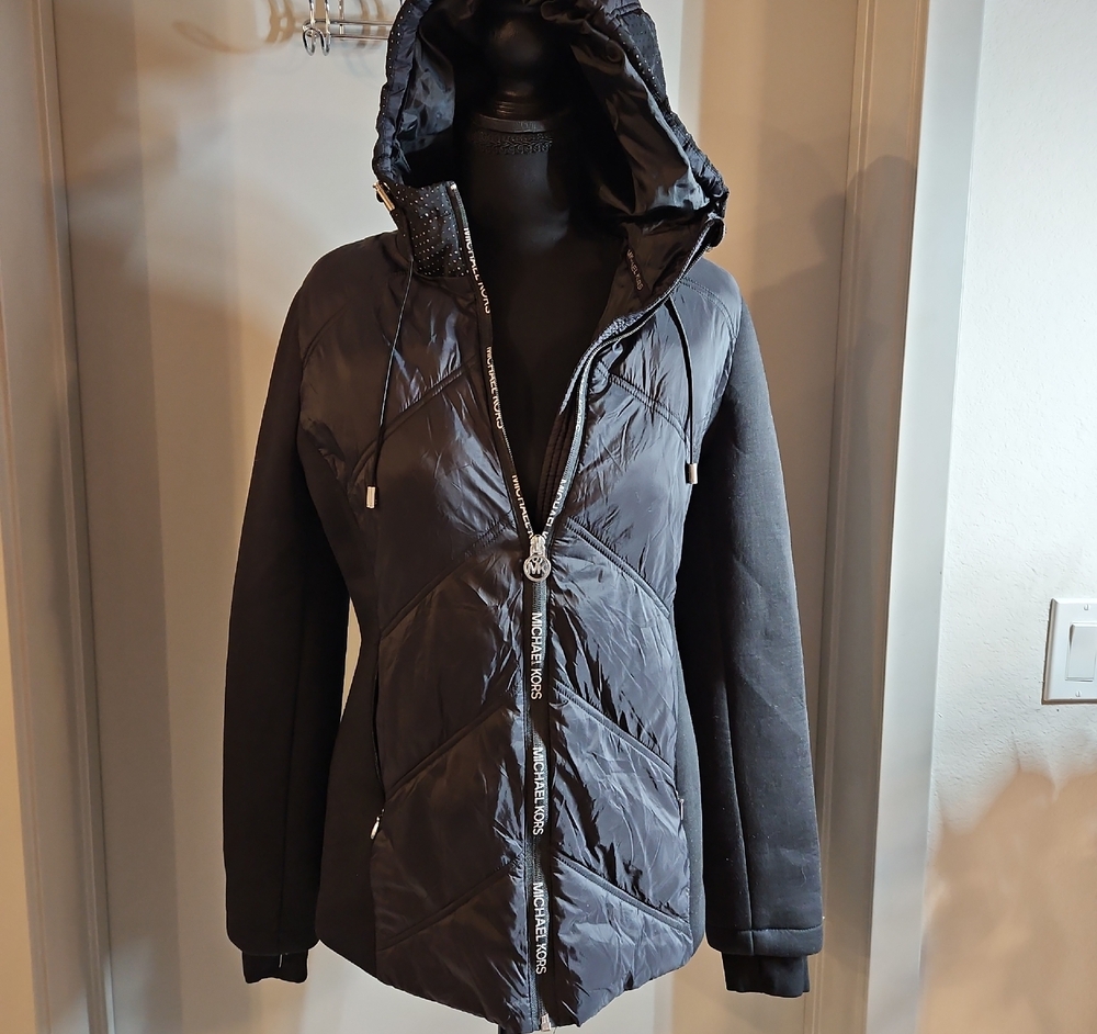 Michael Kors Black Quilted Puffer Jacket